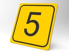 Placuta galbena pentru siguranta 5
